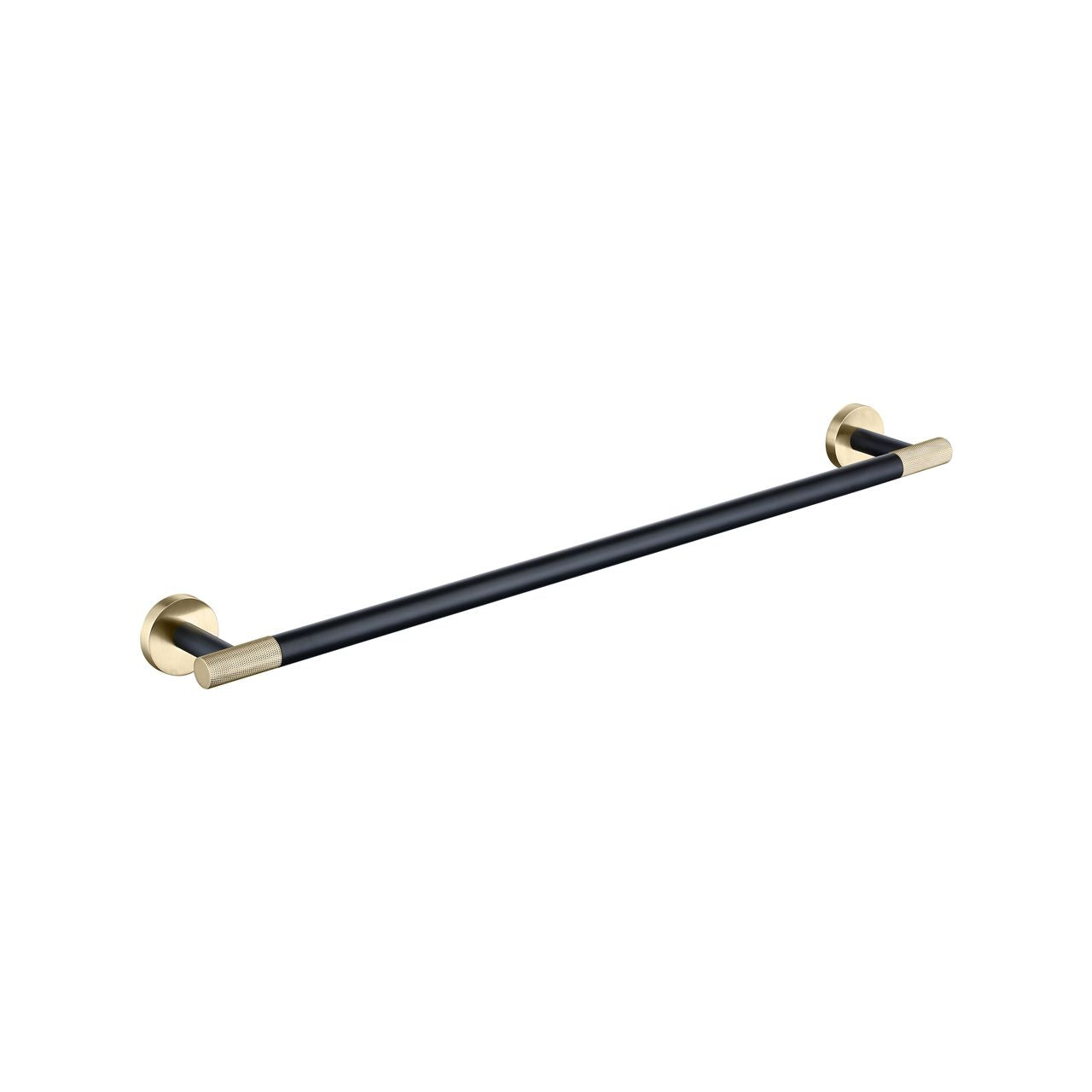 Aqua Rondo Towel Bar - Brushed Gold & Black