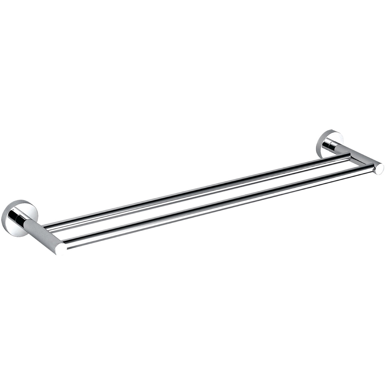 Aqua RONDO 24" Double Towel Bar Chrome