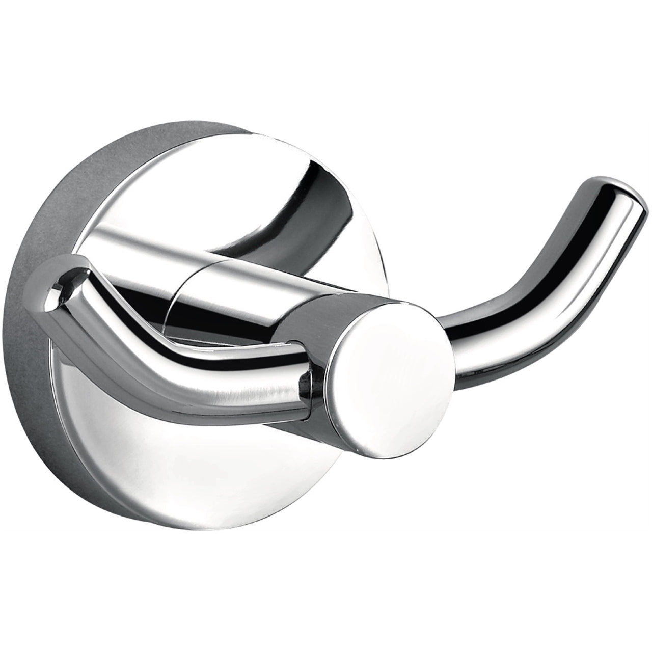 Aqua RONDO Double Robe Hook Chrome