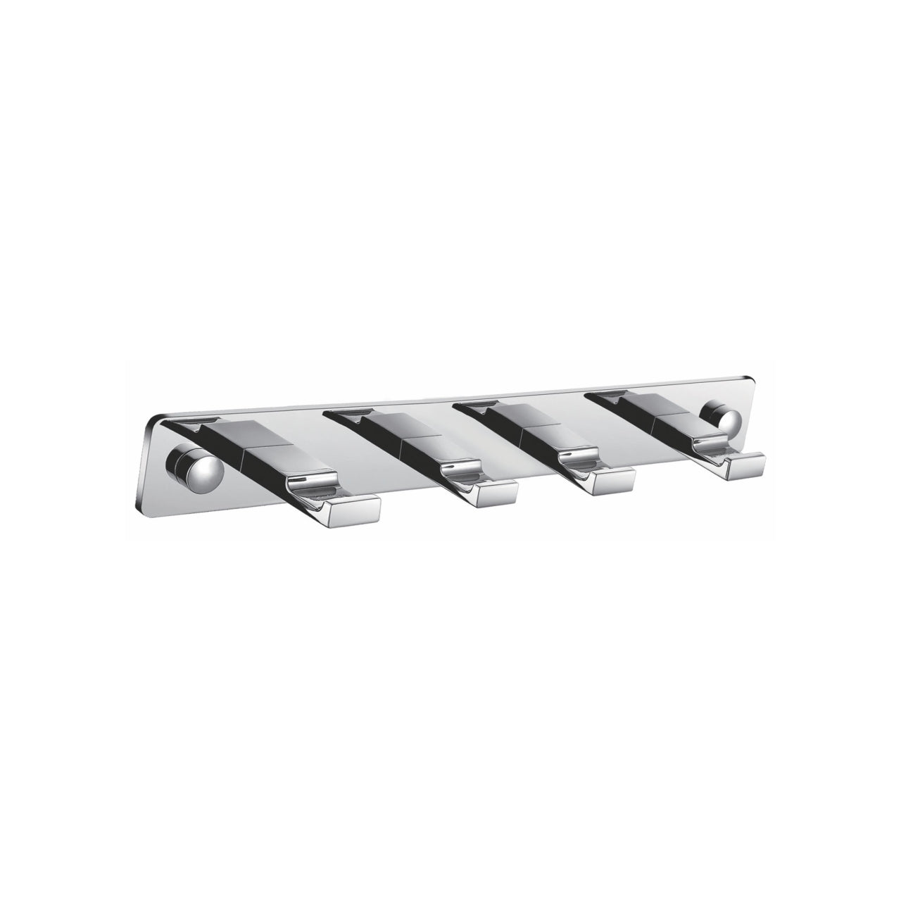 Aqua PIAZZA by KubeBath Robe Hook With 4 Hooks Chrome