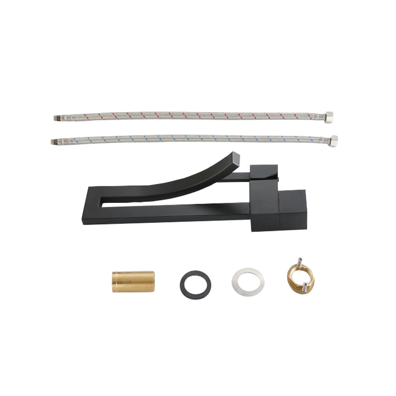 Aqua Elegance Single Lever Wide Spread Faucet Black
