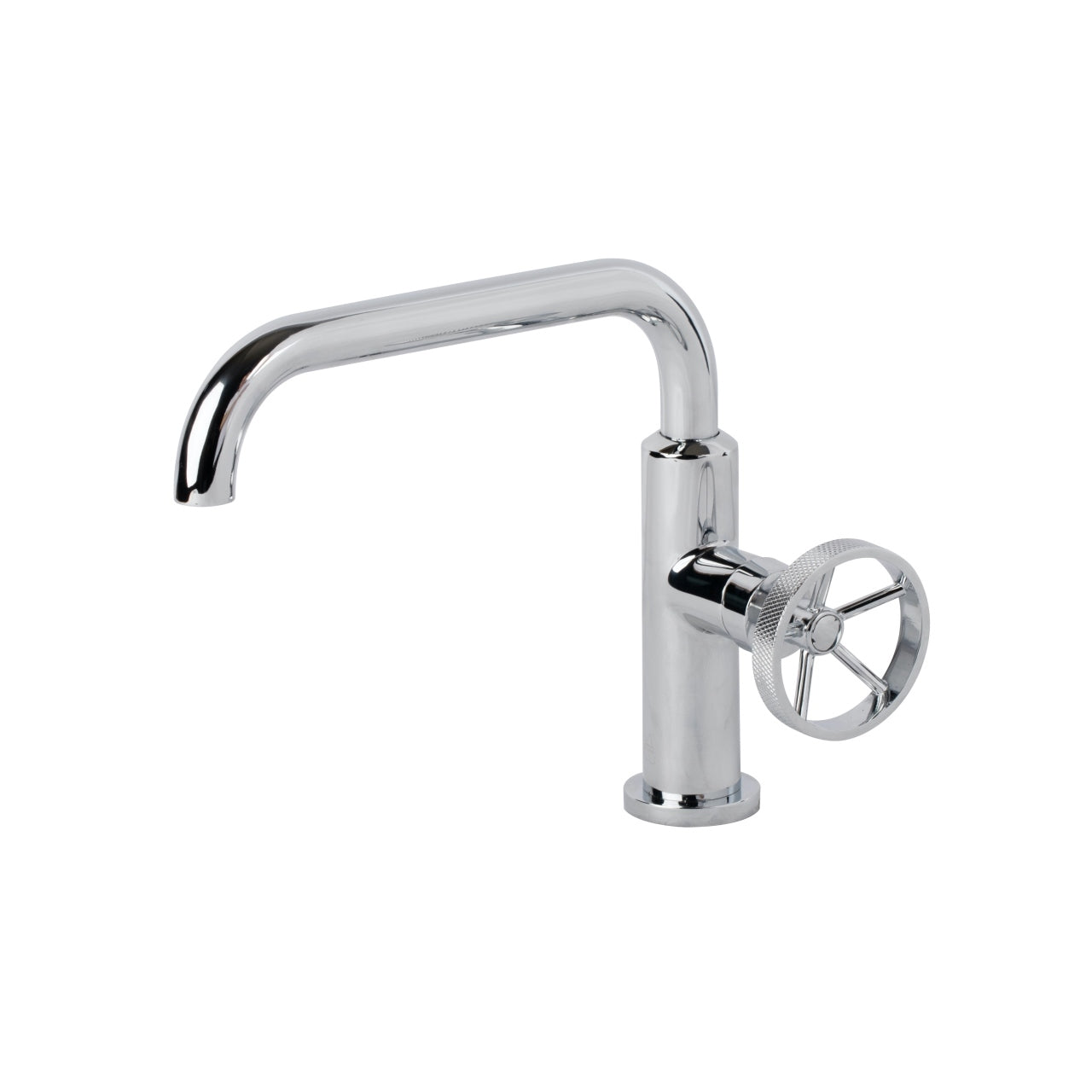 Aqua Loft Single Lever Bathroom Vanity Faucet with Side Handle Chrome