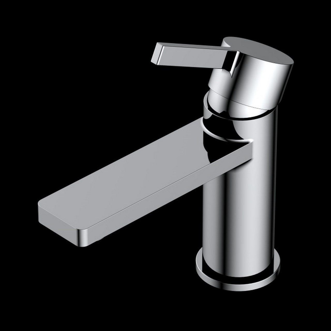 Aqua Sotto Single Lever Spread Bathroom Vanity Faucet Chrome