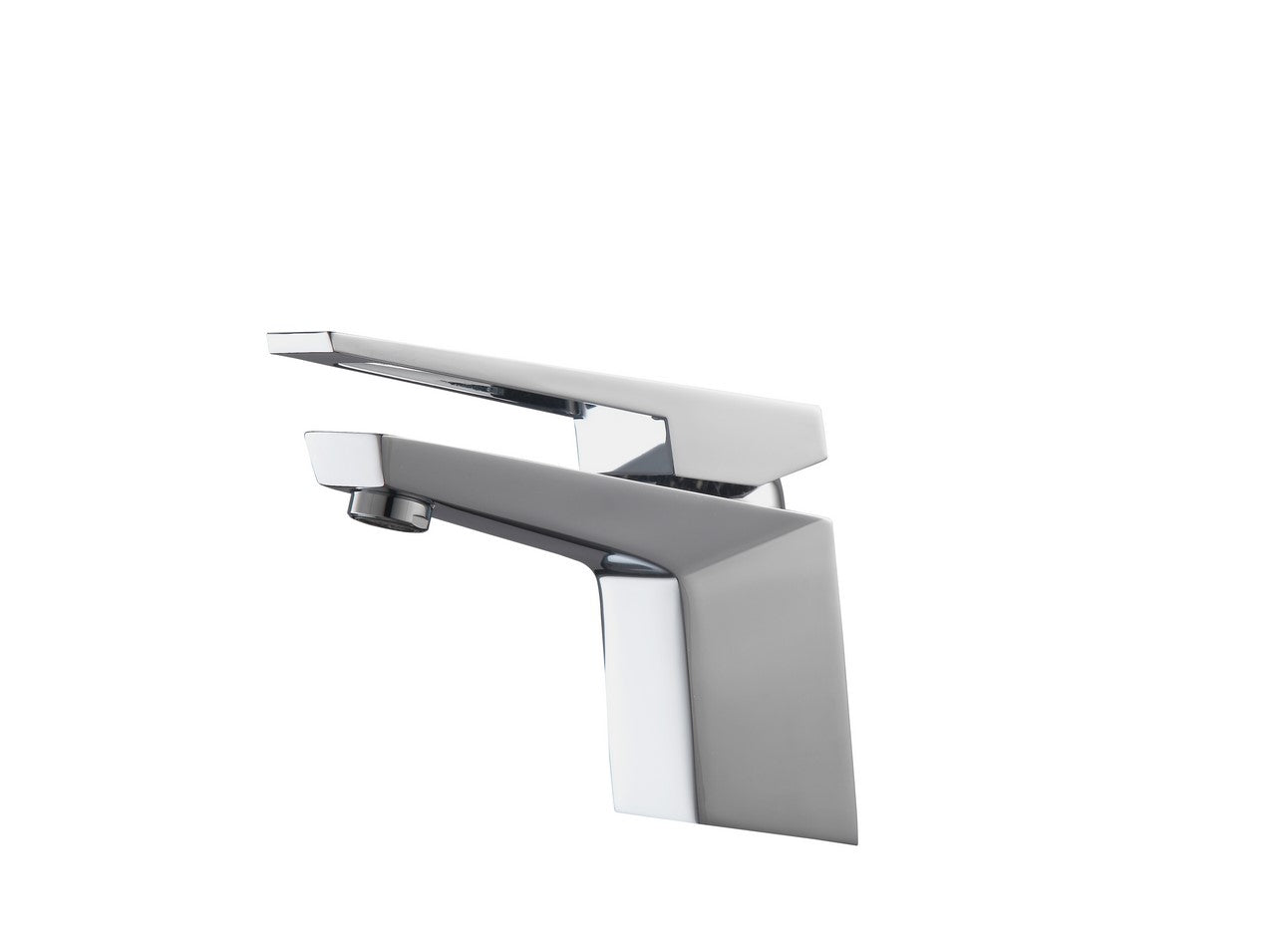 Aqua Siza Single Lever Modern Bathroom Vanity Faucet Chrome