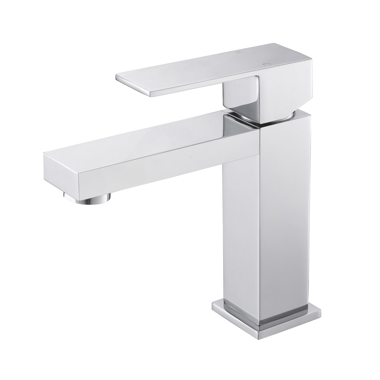 Aqua Kubo by KubeBath Single Lever Bathroom Vanity Faucet Chrome
