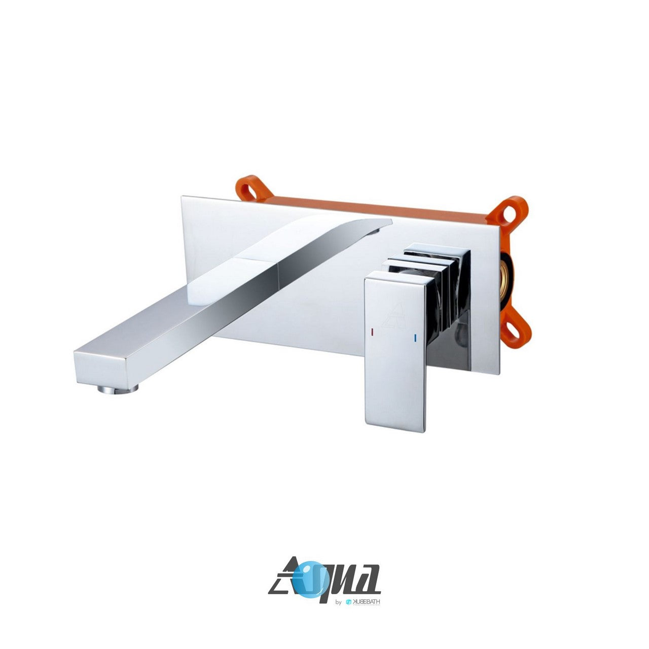 Aqua Squadra Single Level Wall Mount Faucet Chrome