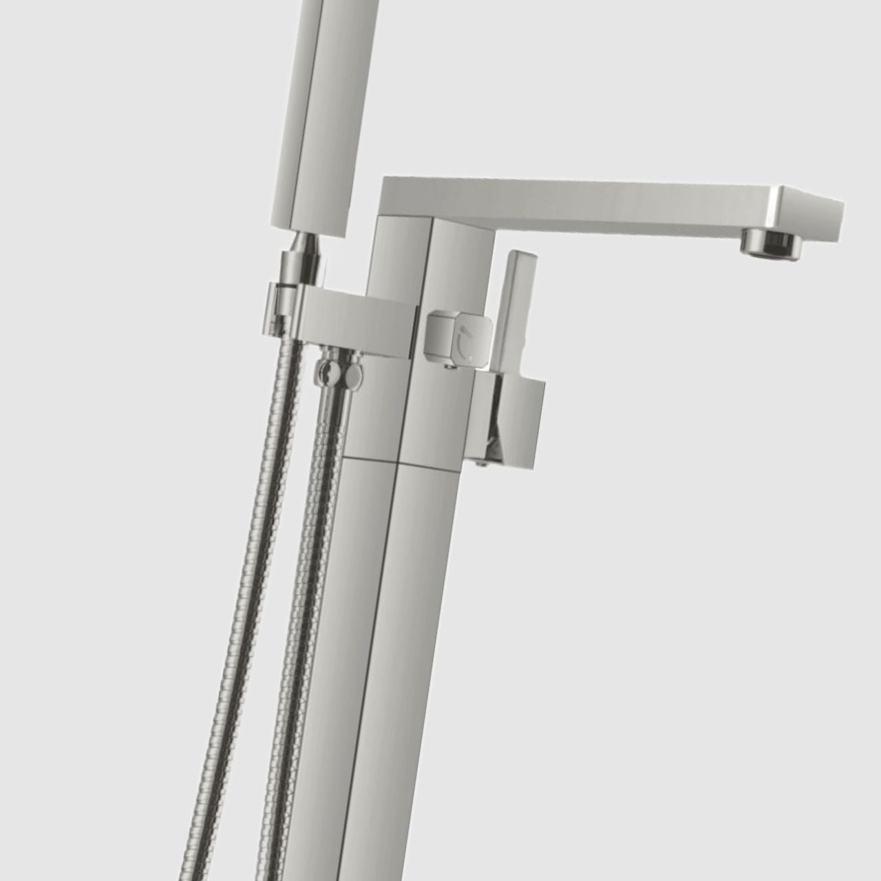 Aqua Squadra Floor Mounted Soker Tub Faucet Chrome