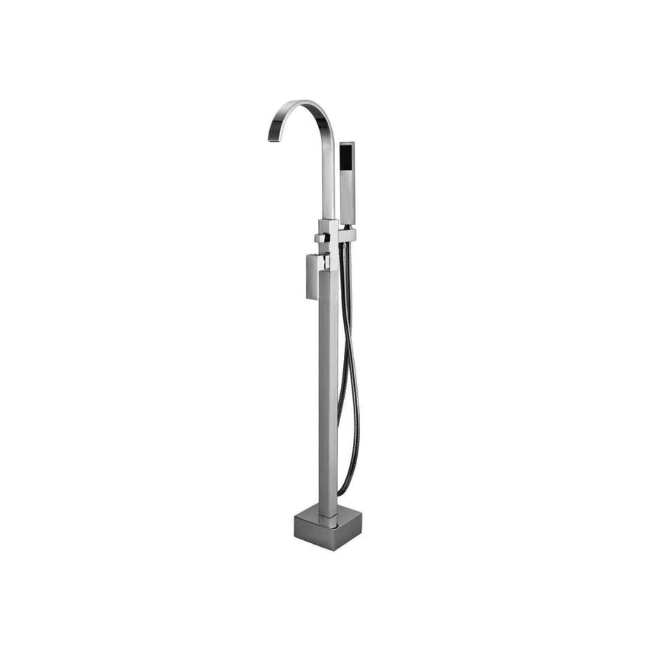 Aqua Arcco Floor Mounted Soker Tub Faucet Chrome
