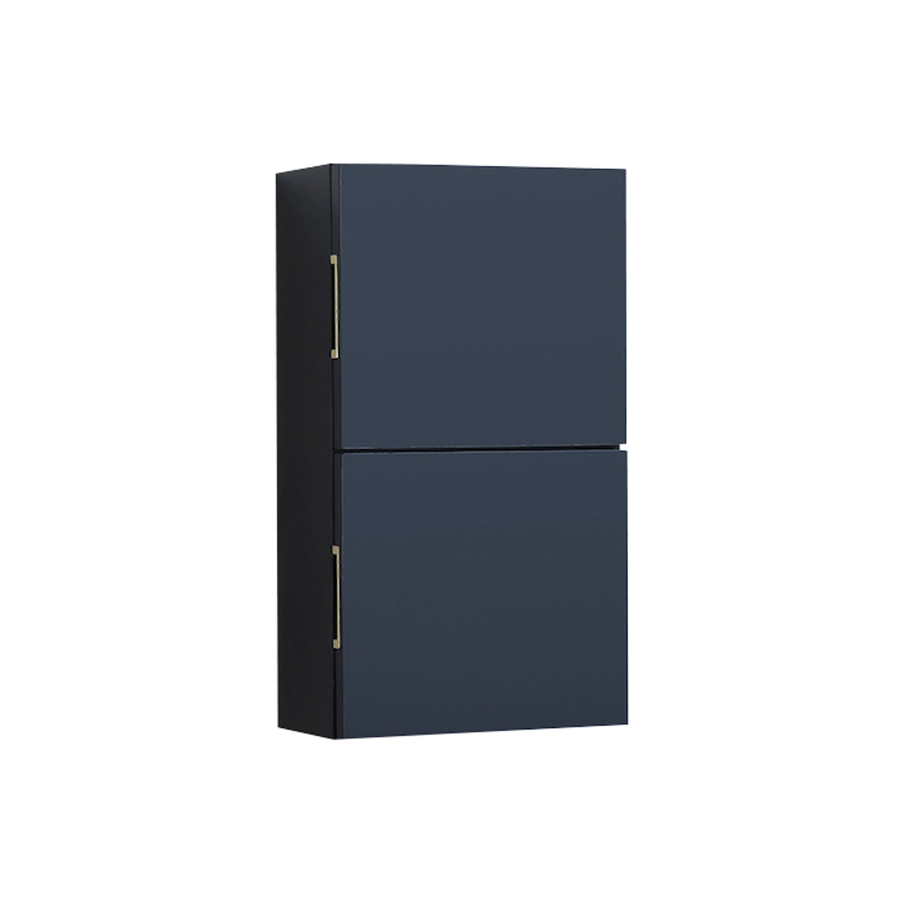 Bathroom Linen Side Cabinet w/ 2 Storage AreasBlue