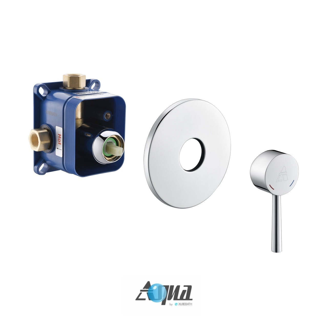 Aqua Rondo Shower Set w/ Ceiling Mount 20" Rain Shower Head