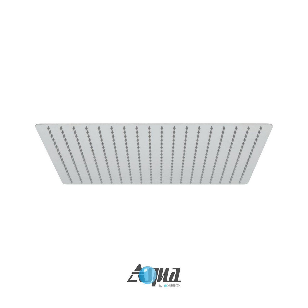 Aqua Piazza by KubeBath 20" Super Slim Square Rain Shower Head