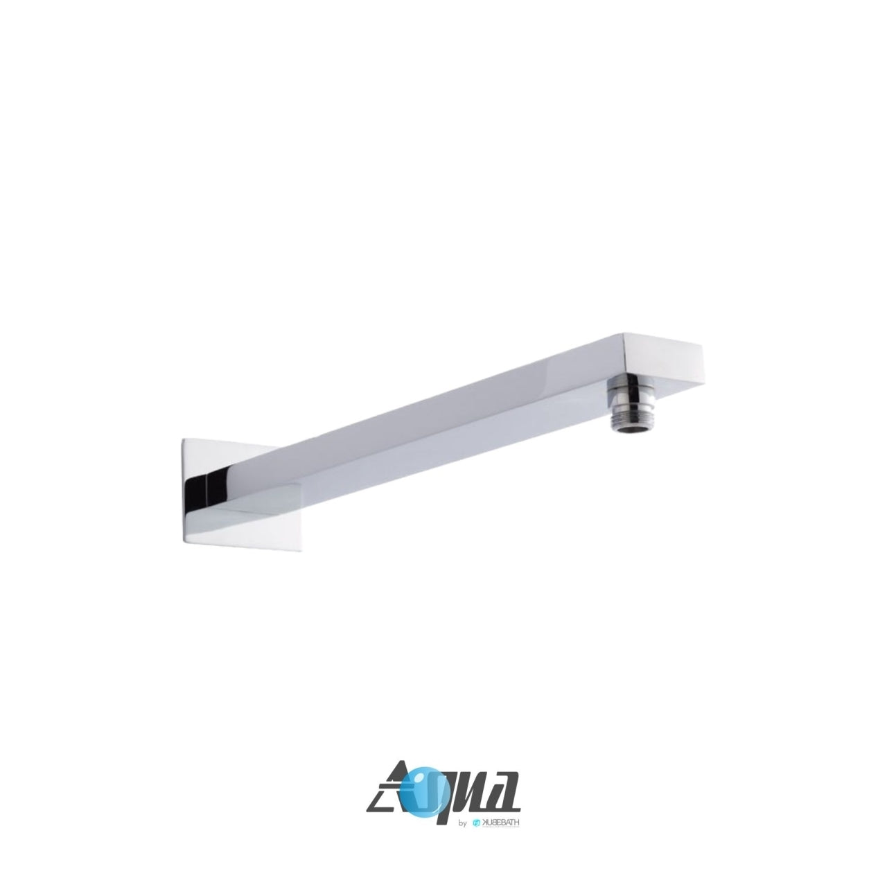Aqua Piazza Brass Shower Set w/ 12" Square Rain Shower Head