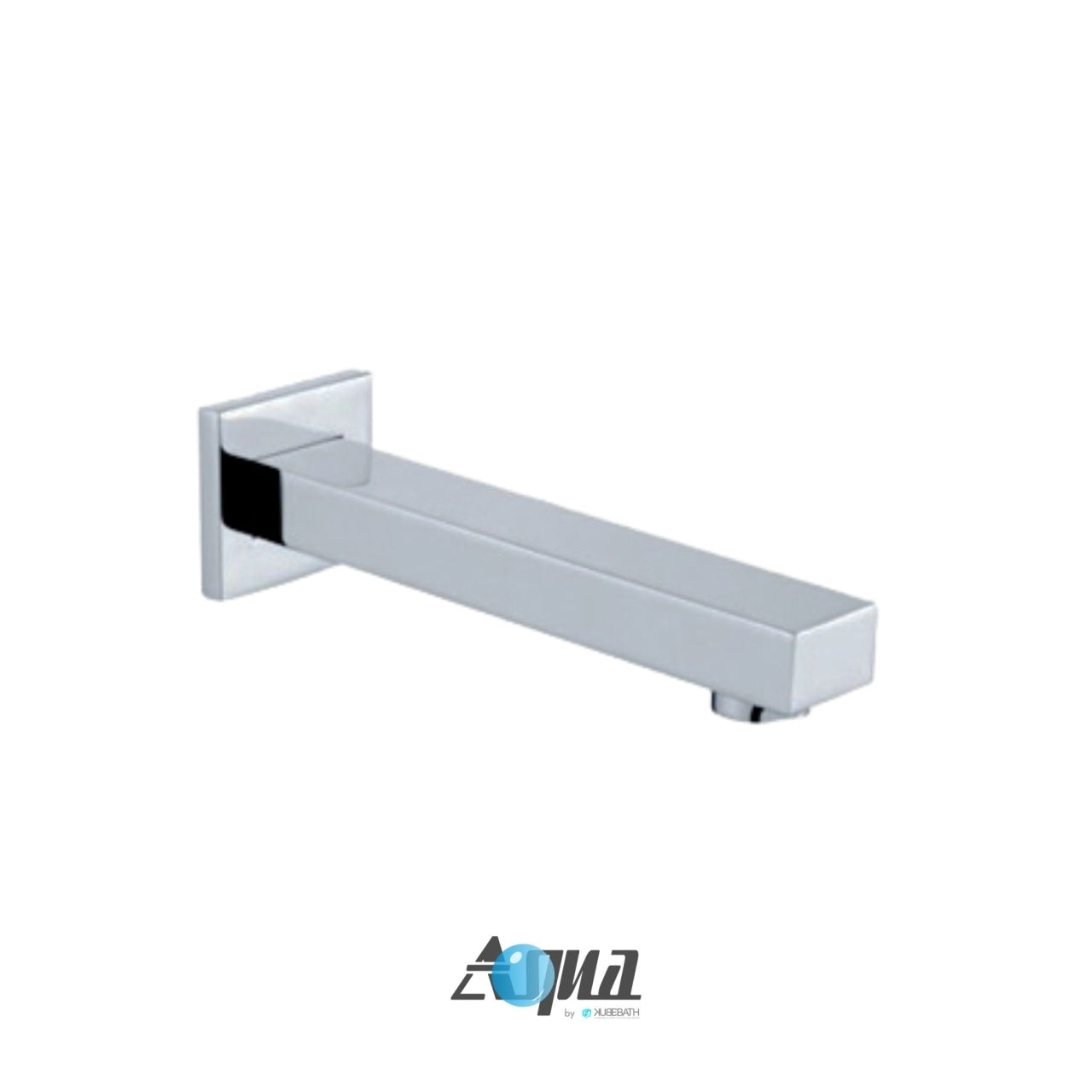 Aqua Piazza Shower Set w/ 8" Ceiling Mount Square Rain Shower and Tub Filler