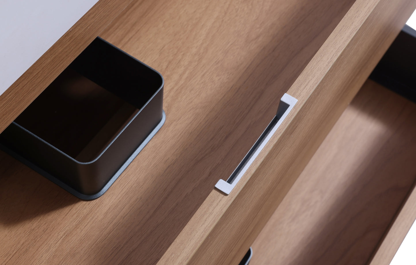 Bliss 48" Honey Oak Wall Mount Single Sink Modern Bathroom Vanity