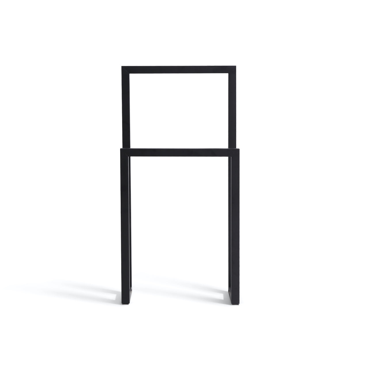Cisco by KubeBath Free Standing Towel Rack Black