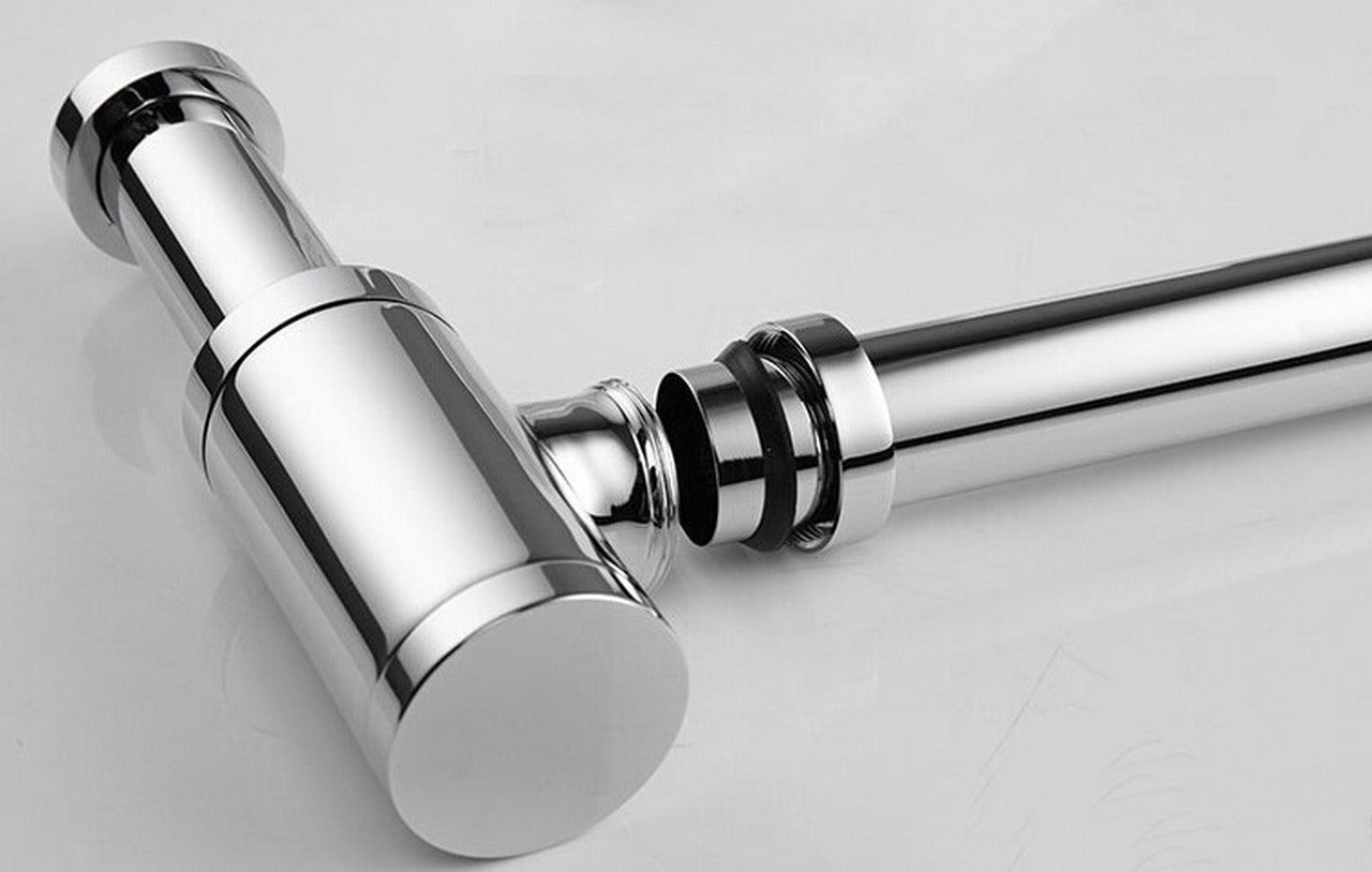 Aqua Space Saving P-Trap in Chrome Finish