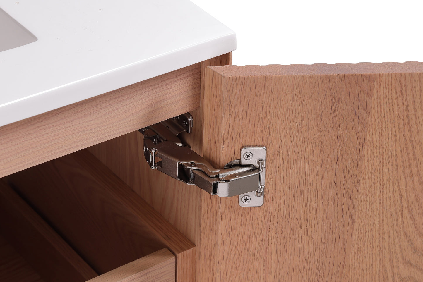 60''Fiore Double Sink Free Standing Bathroom Vanity - OAKWOOD