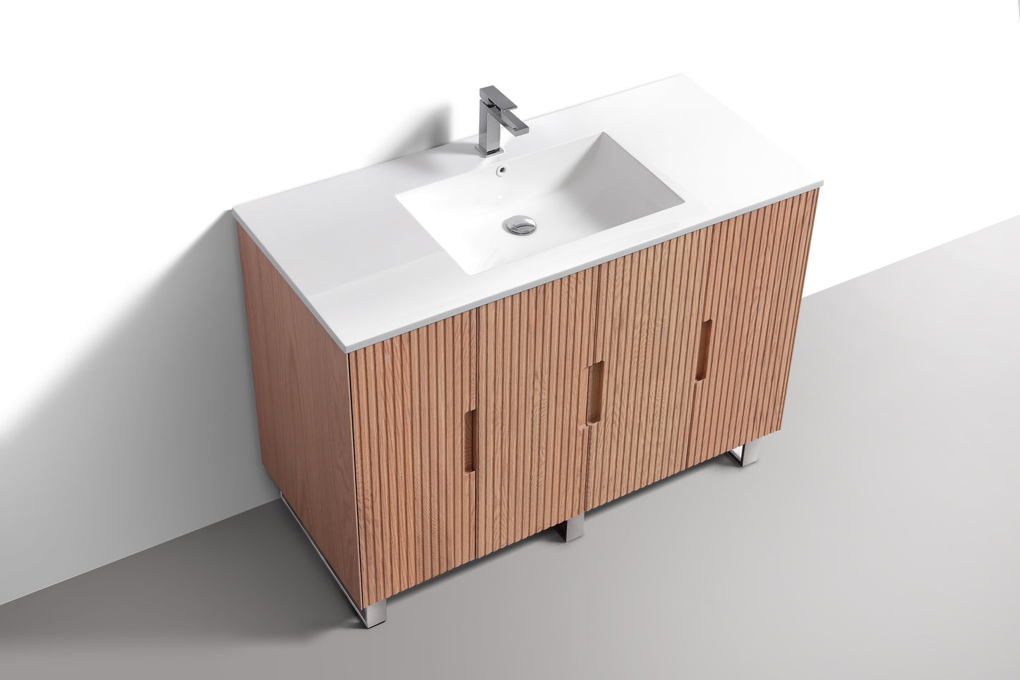 48'' Fiore Single Sink Free Standing Bathroom Vanity - OAKWOOD