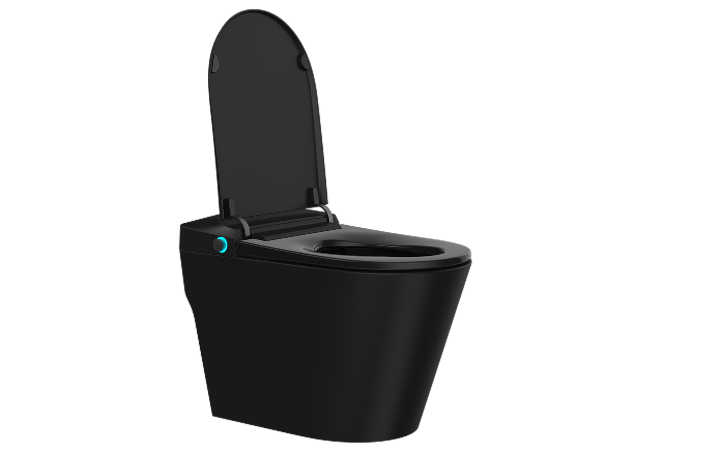 KubeBath Klenz Smart Toilet w/ Installation Hardware Matte Black