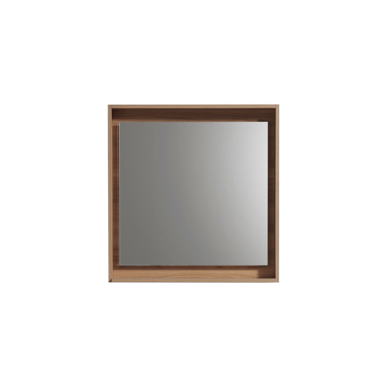 24" Wide Mirror w/ Shelf Honey Oak