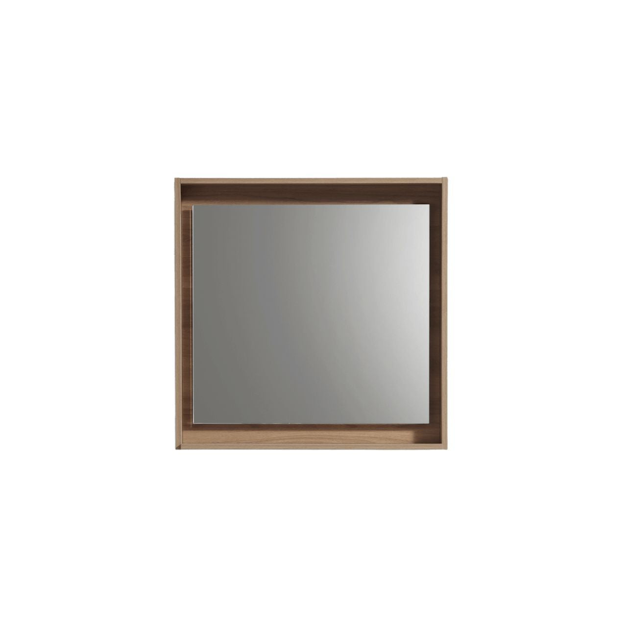 30" Wide Mirror w/ Shelf Honey Oak