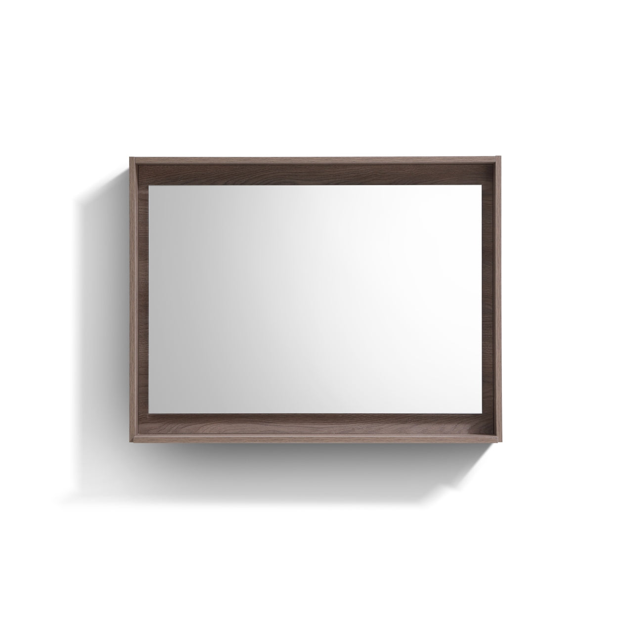 40" Wide Mirror w/ Shelf Butternut