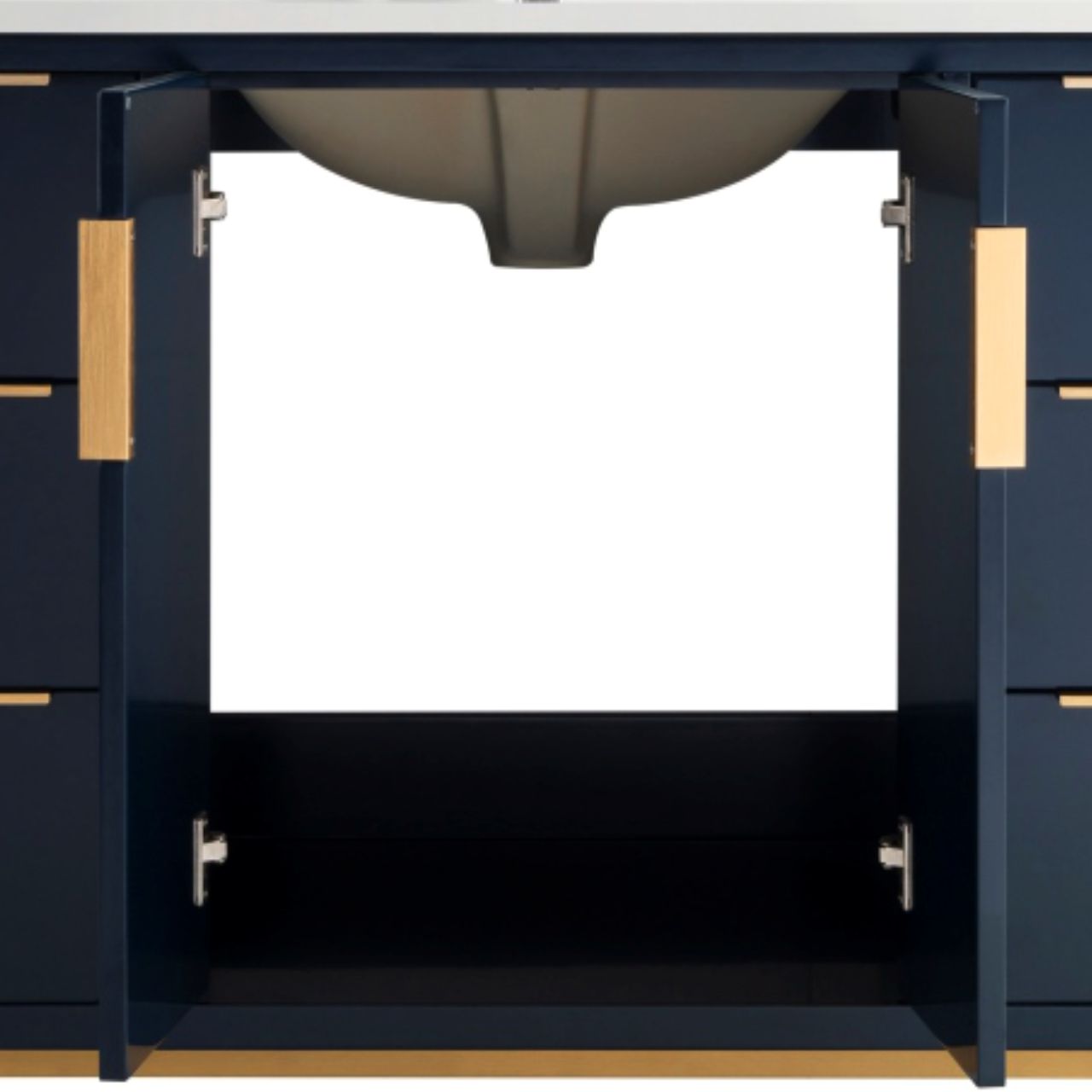Divani 48'' Navy Blue Vanity W/ Quartz Counter Top