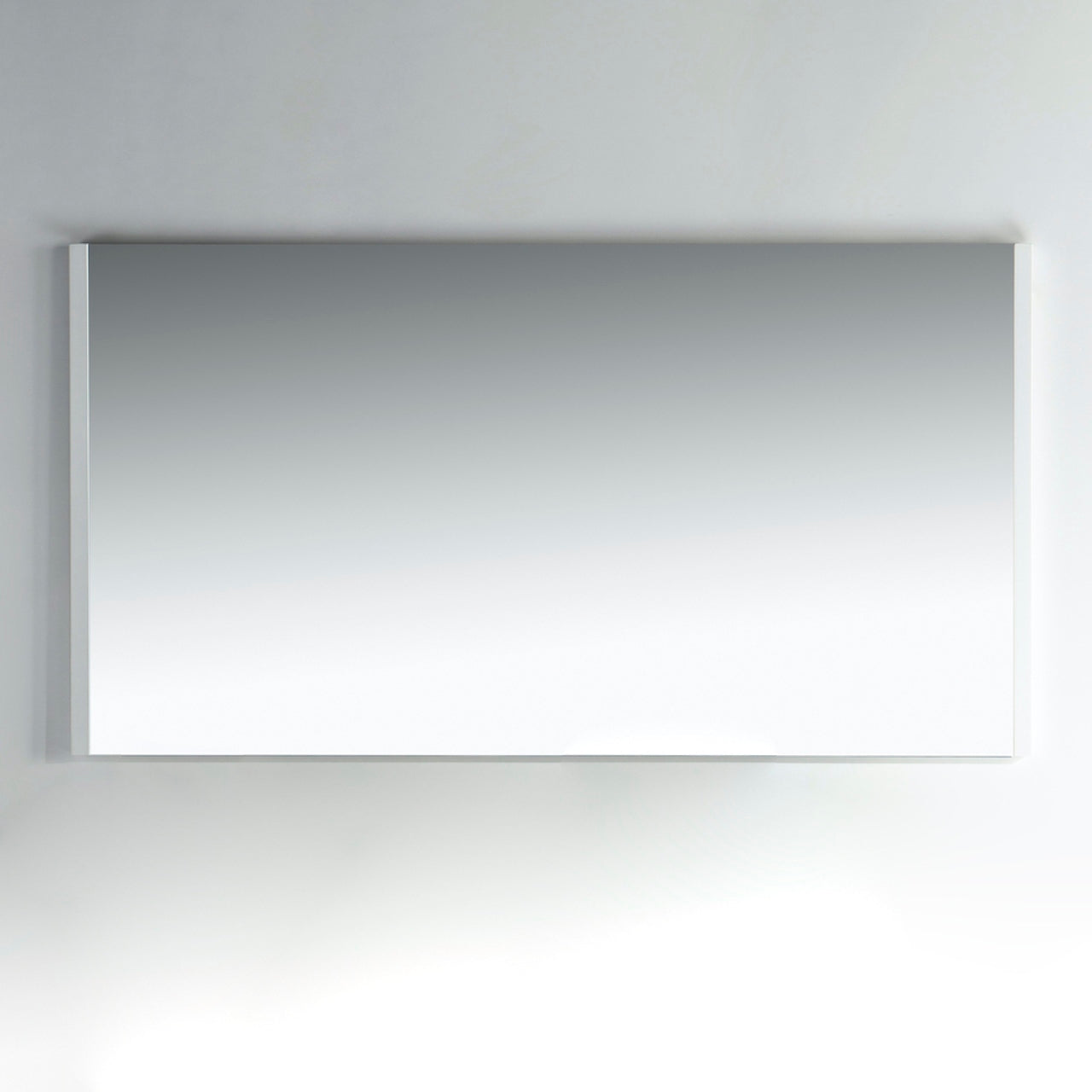 AQUA 59'' Mirror In High Gloss White