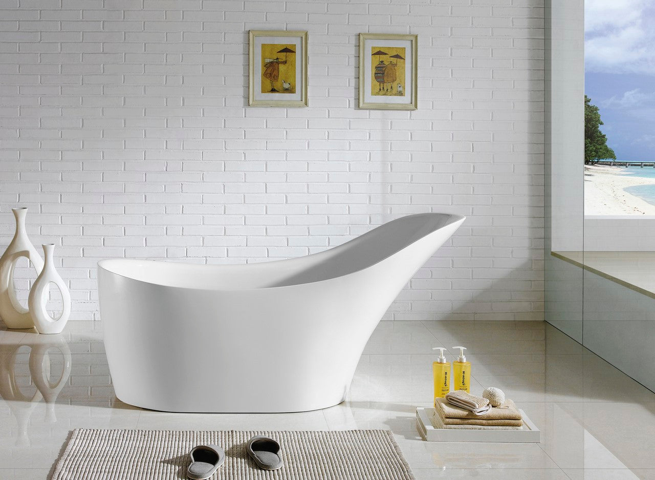 67" Kube Victorian Free Standing Bathtub