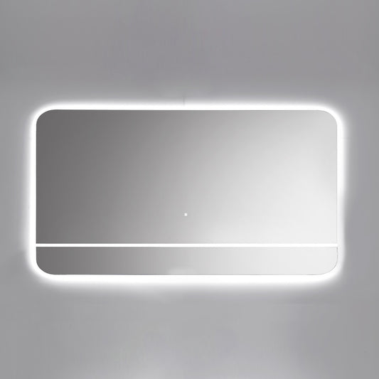 Kubebath Lumino 60'' LED Mirror with LED Acrylic Shelf