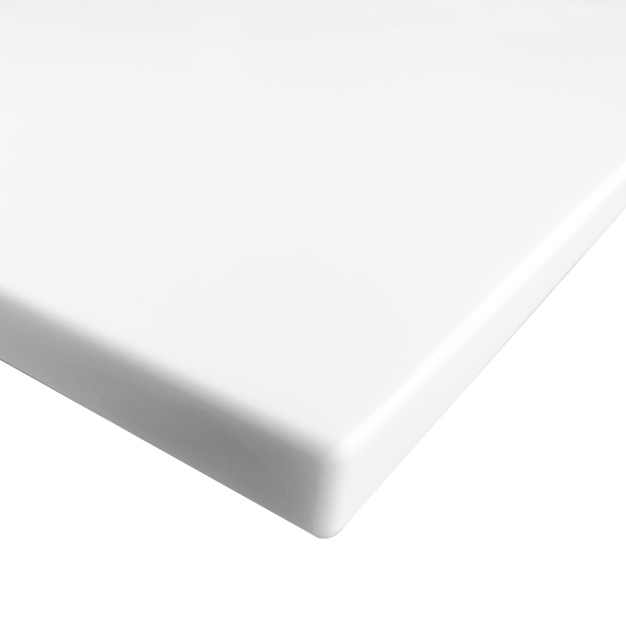 60'' KubeBath White Quartz Counter-Top W/ Under-Mount Sink