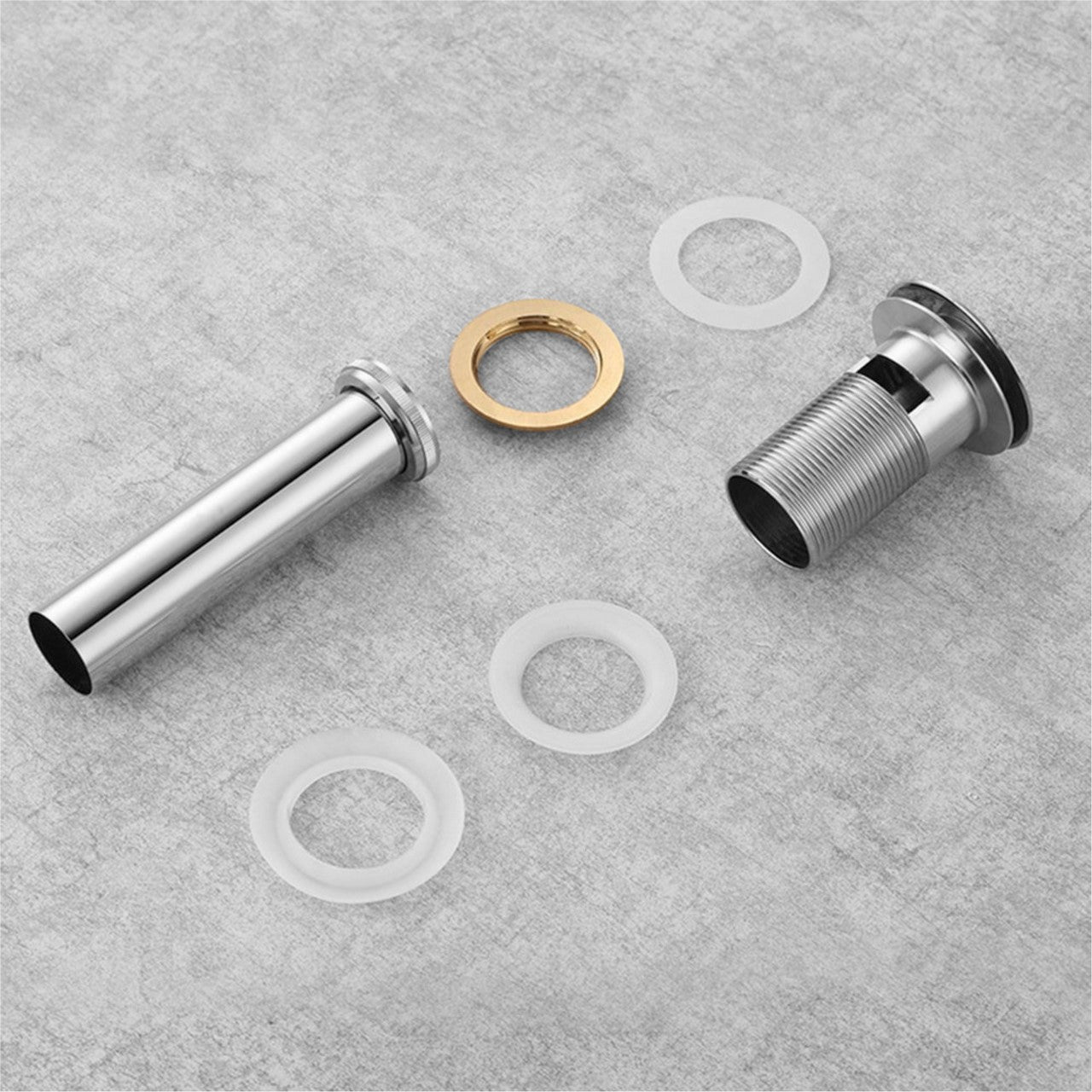 Kubebath Solid Brass Construction Pop-Up Drain Brushed Nickel Finish – W/ Overflow