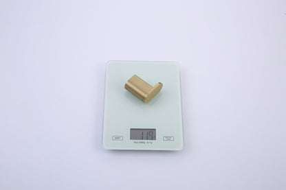 Aqua Chiaro Single Rob Hook - Brushed Gold