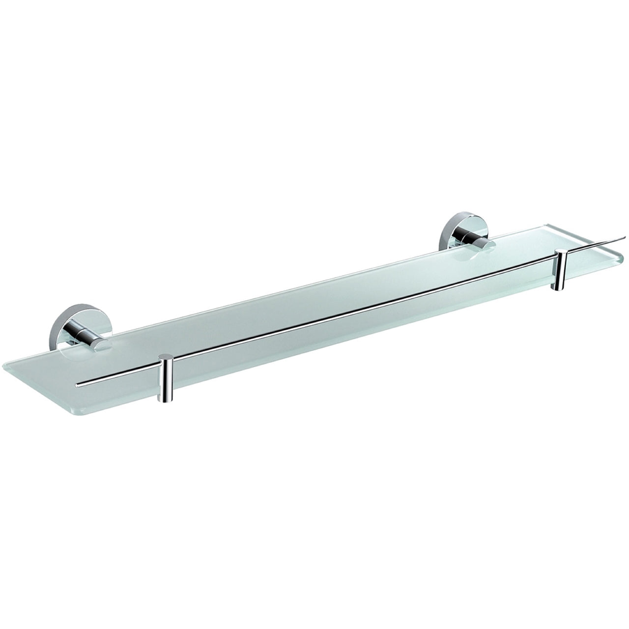 Aqua RONDO Glass Shelf Chrome