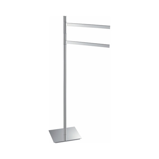 Aqua Chiaro by KubeBath Free Standing Towel Rack Chrome