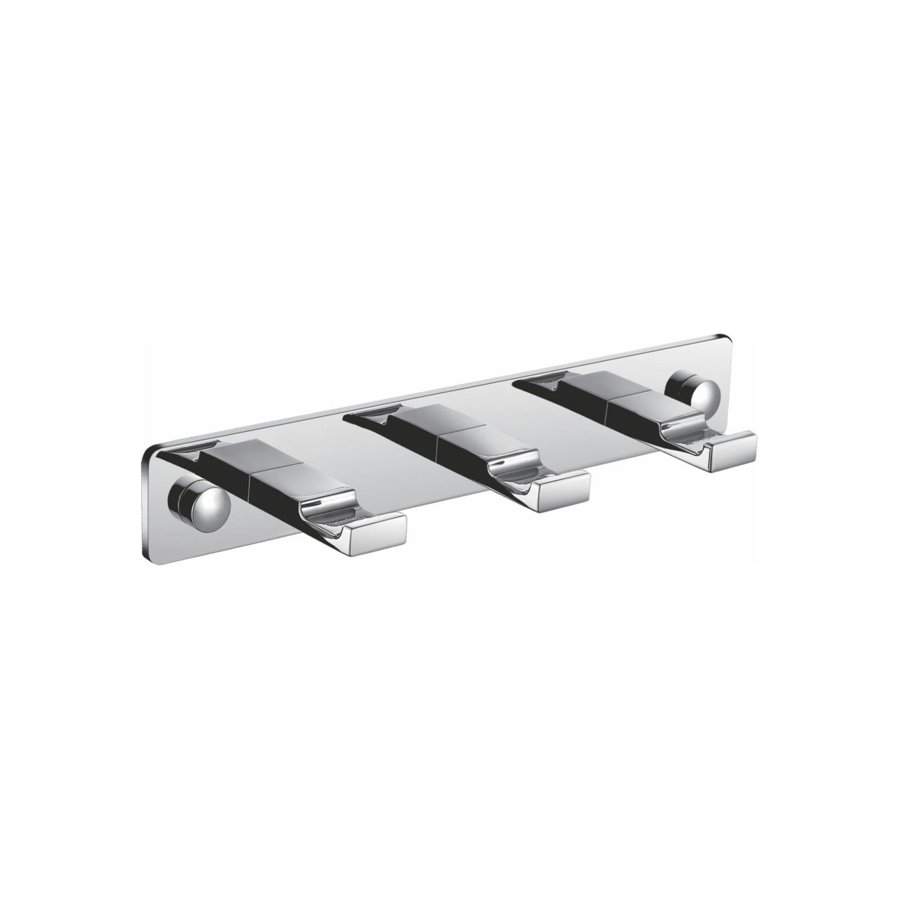 Aqua Piazza by KubeBath Robe Hook With 3 Hooks Chrome