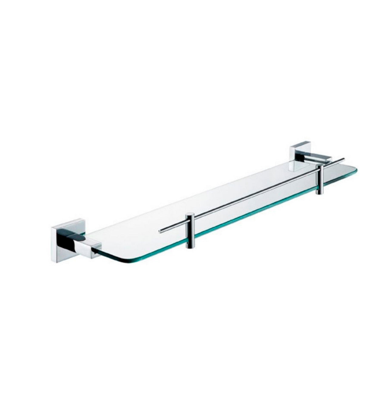 Aqua PIAZZA Glass Shelf Chrome