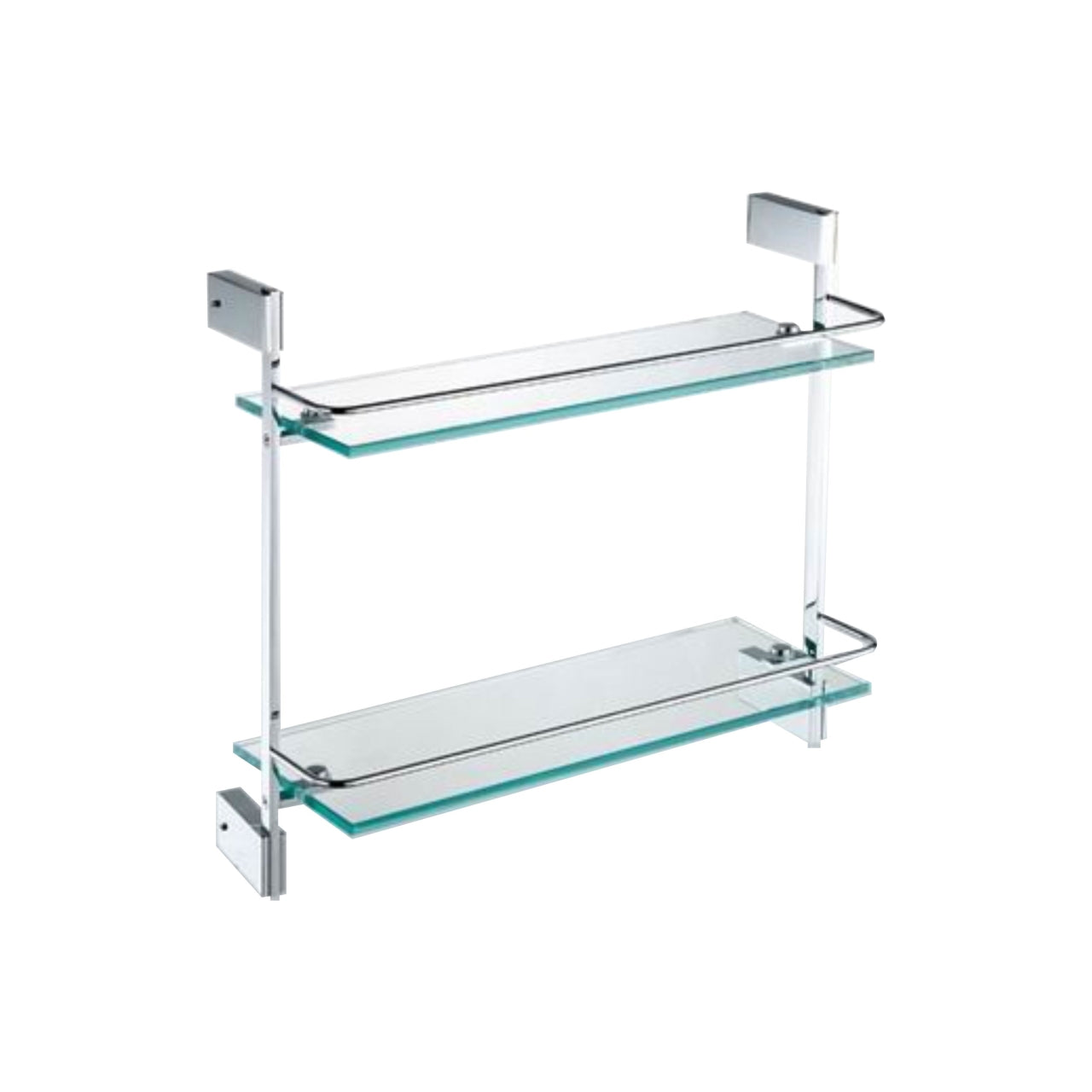 Aqua FINO Double Glass Shelf Chrome
