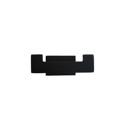 Aqua PLATO Double Robe Hook Black