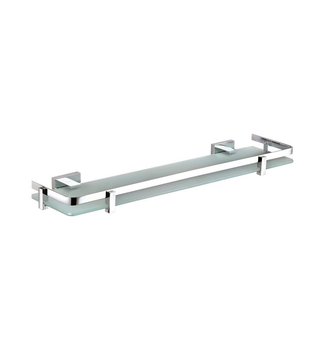 Aqua PLATO Glass Shelf Chrome