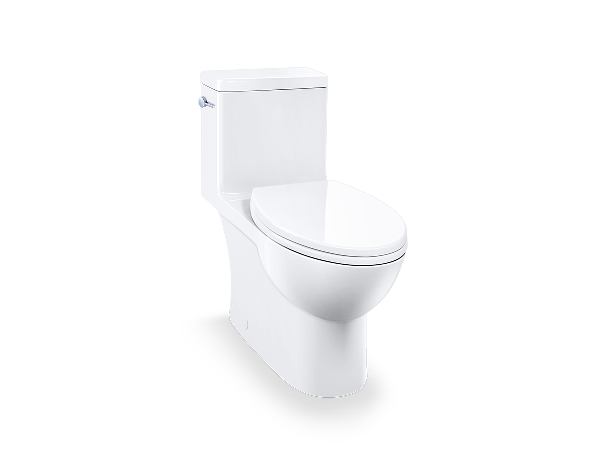 Caroma Caravelle Smart One Piece Easy Height Elongated Handle Flush-