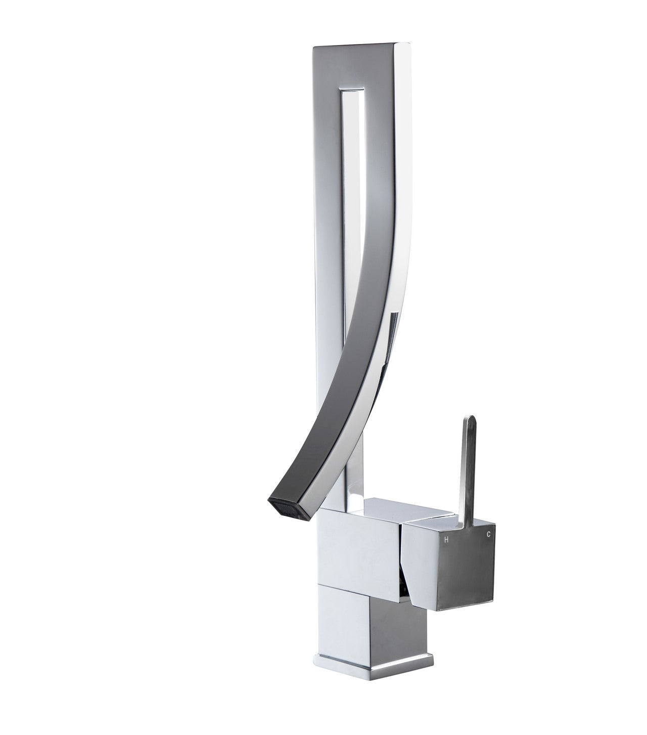 Aqua Elegance Single Lever Wide Spread Faucet Chrome