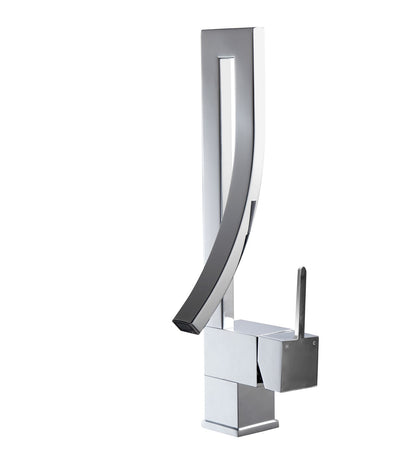Aqua Elegance Single Lever Wide Spread Faucet Chrome