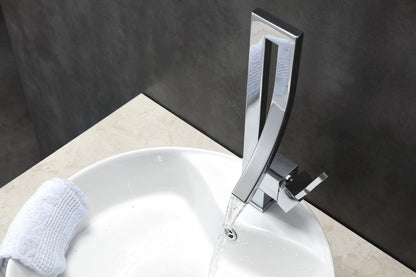 Aqua Elegance Single Lever Wide Spread Faucet Chrome