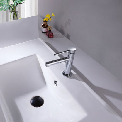 Aqua Legga Single Lever Bathroom Vanity Faucet Chrome