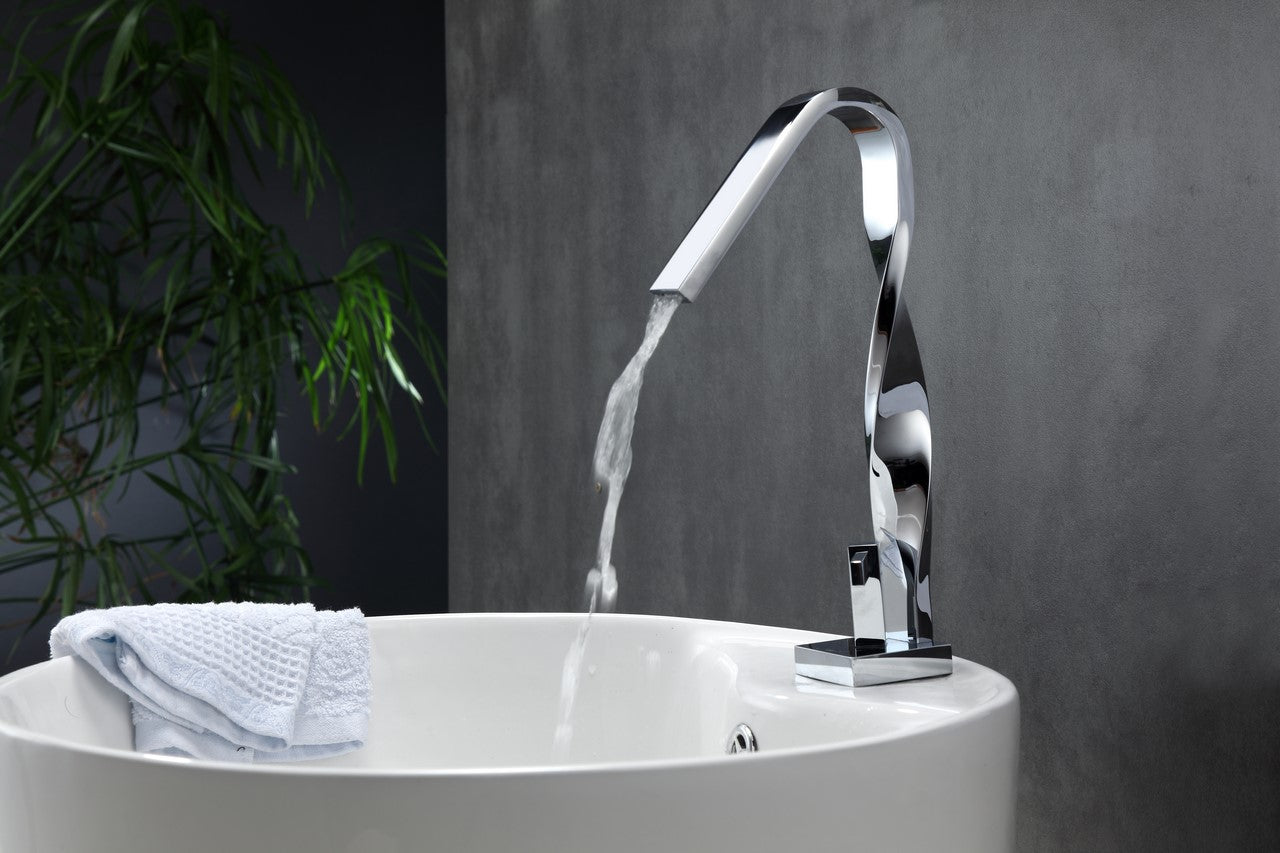 Aqua Riccio Single Lever  Faucet Chrome