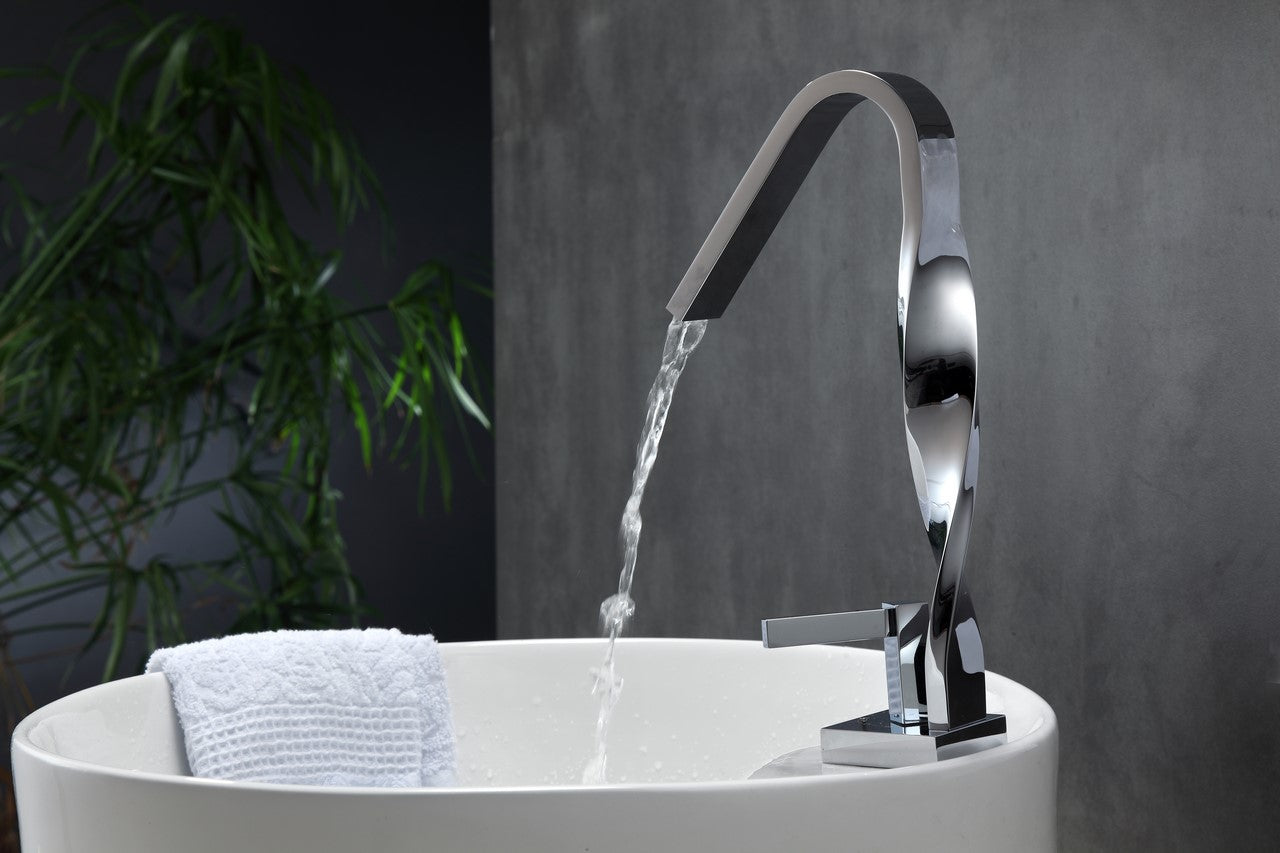 Aqua Riccio Single Lever  Faucet Chrome
