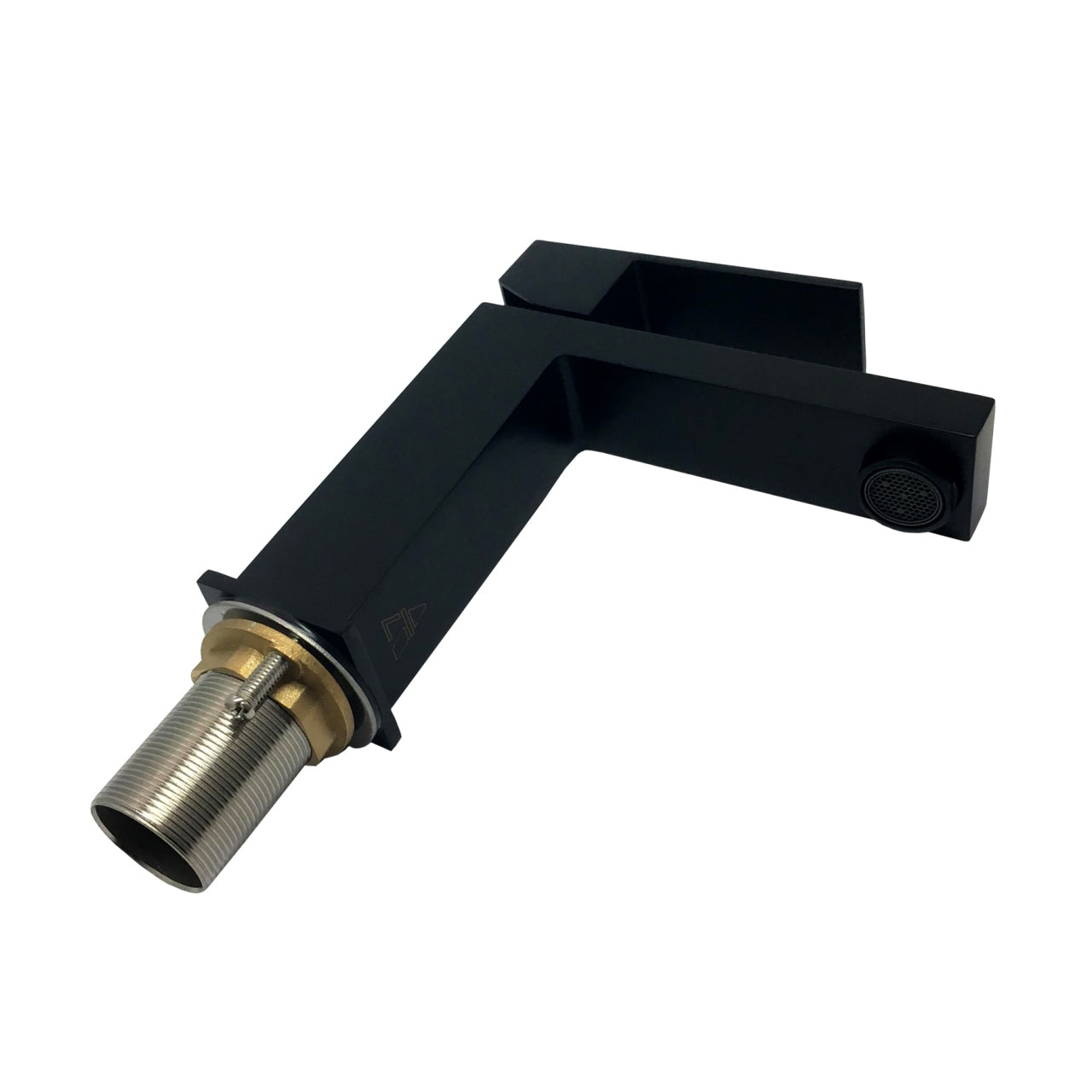 Aqua Kubo by KubeBath Single Lever Bathroom Vanity Faucet Black
