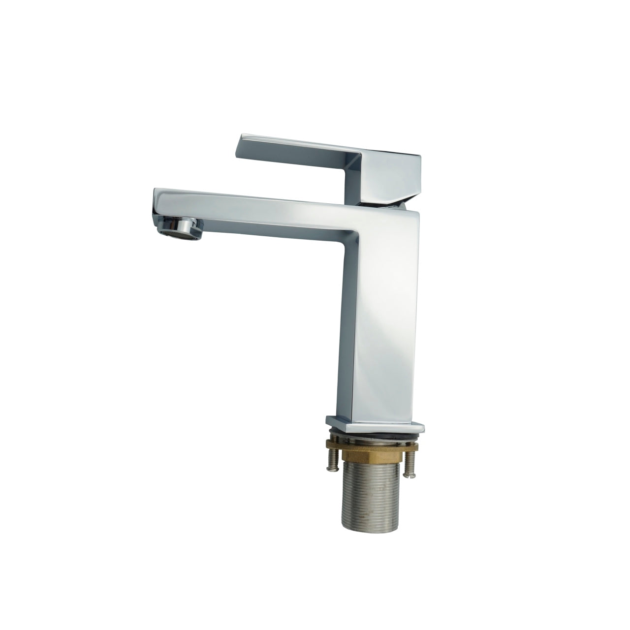 Aqua Kubo by KubeBath Single Lever Bathroom Vanity Faucet Chrome