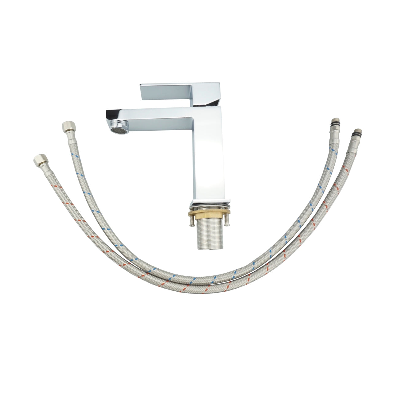 Aqua Kubo by KubeBath Single Lever Bathroom Vanity Faucet Chrome
